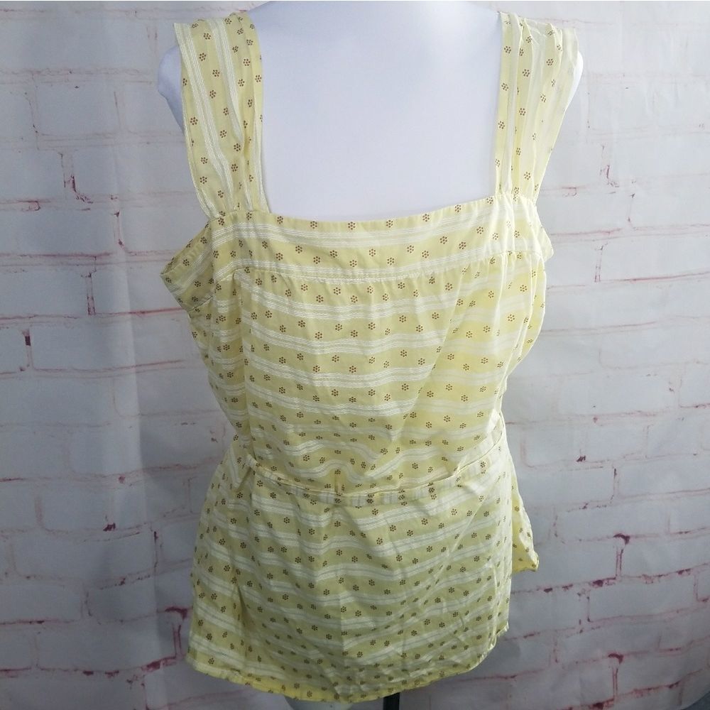 3/$25 BCBGIRLS yellow tank top large